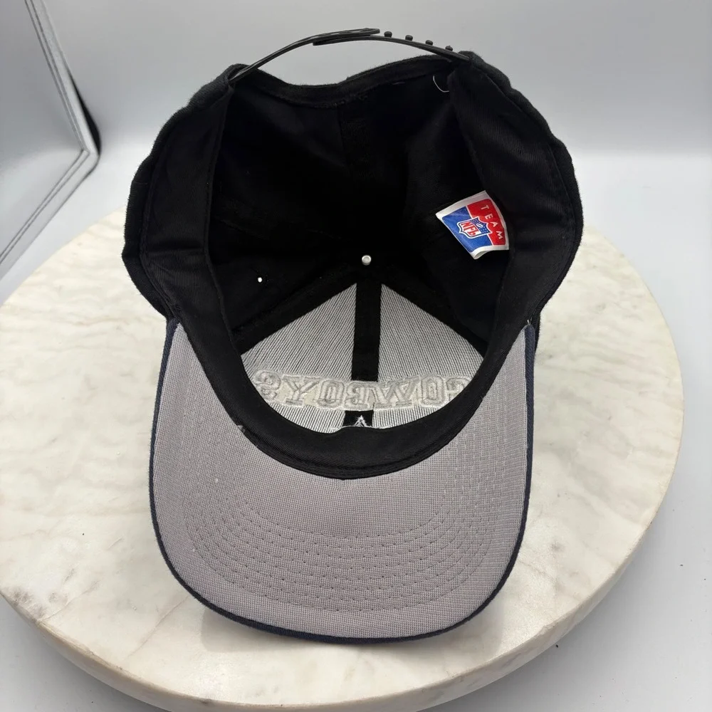Dallas Cowboys NFL‎ Snapback Hat Black Navy Blue Embroidered Drew Pearson FLAW